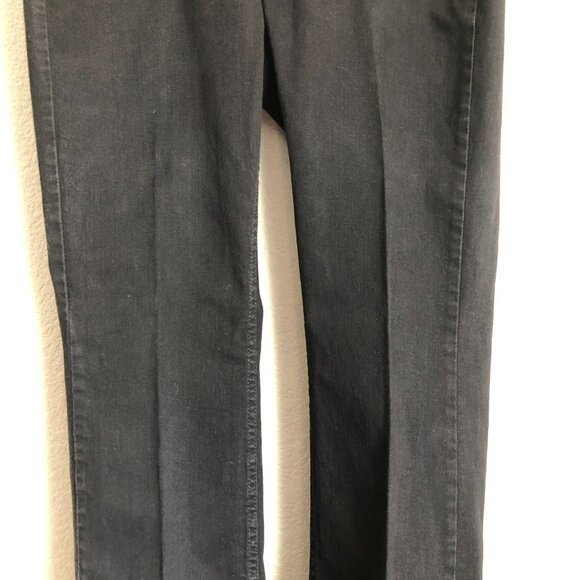 Riders by Lee Midrise Boot Cut Black Denim Jeans Women's 12 Petite Solid EUC - Picture 3 of 11